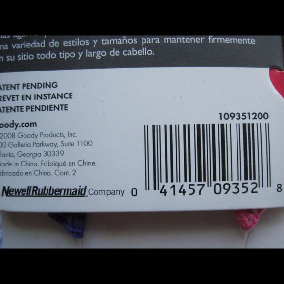 2 Goody Girl Sized Stay Put Slideproof Headwraps Elastic Head Bands Pink Purple - Picture 5 of 6